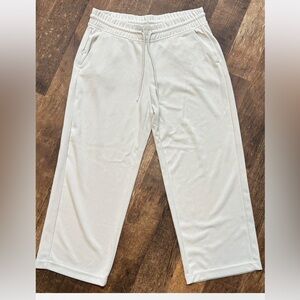 Athleta Wide Leg Drawstring Yoga Joggers